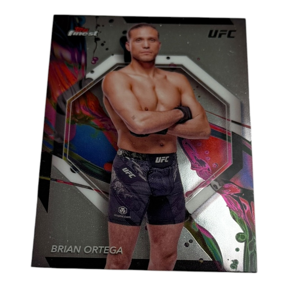 2024 Topps Finest UFC Brian Ortega Common Card 44 Featherweight MMA Chrome